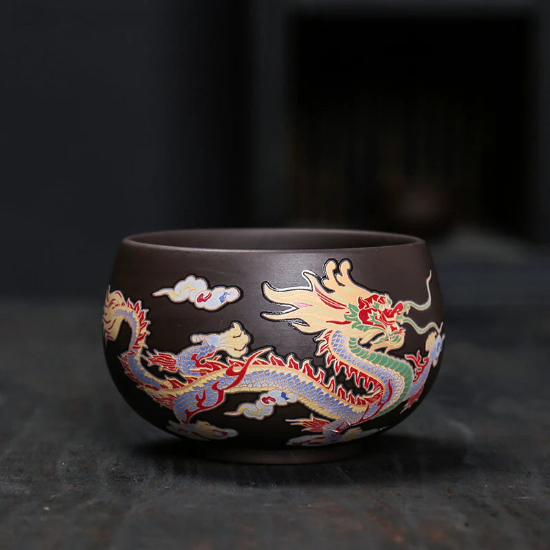 Chinese Dragon Cups