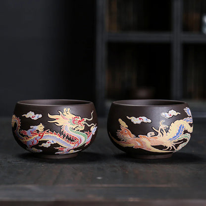 Chinese Dragon Cups