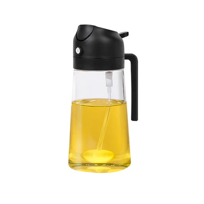 2-in-1 500ml Oil Sprayer & Dispenser