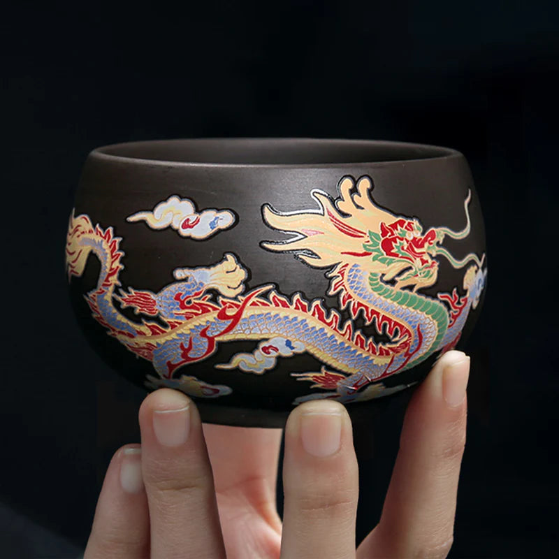 Chinese Dragon Cups