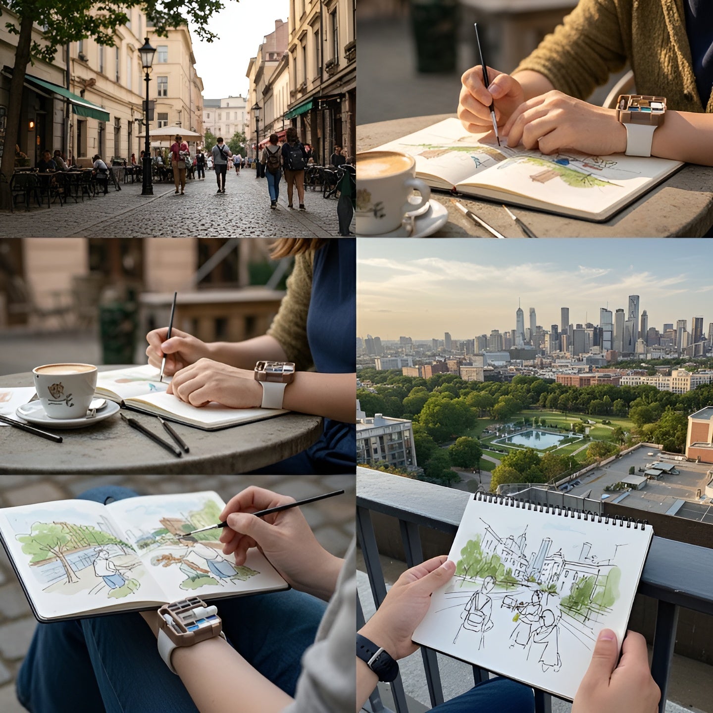 Genero™ Pocket Palette — Wrist Watercolor Painting Kit