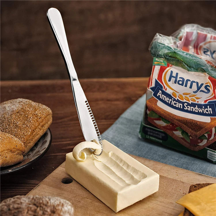 Butter & Cheese Knife with Holes