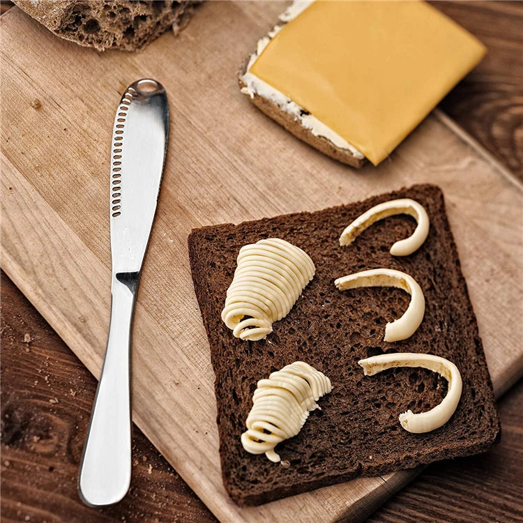 Butter & Cheese Knife with Holes