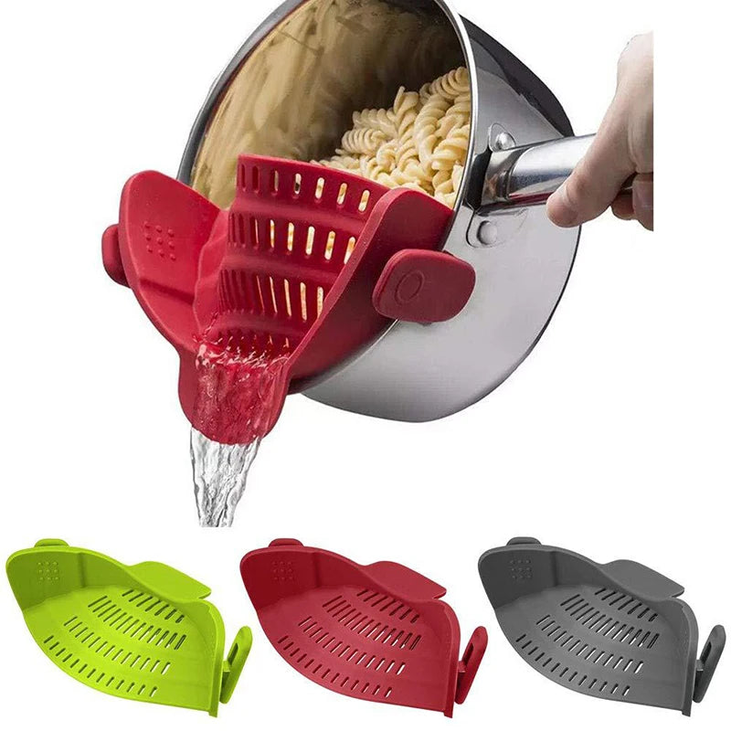 EasyClip Silicone Food Strainer