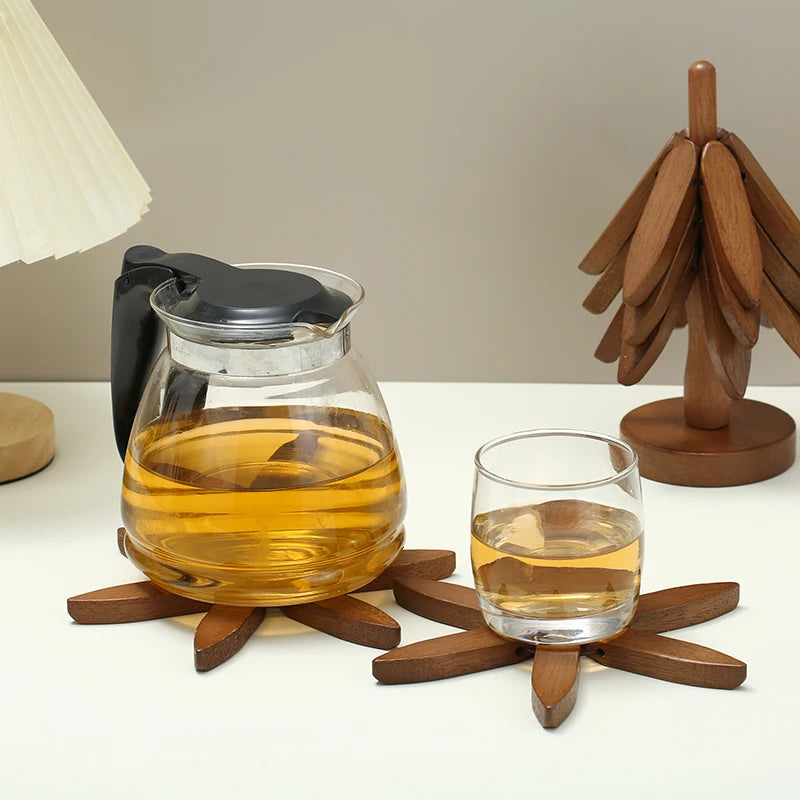 TreeTop Wooden Trivets Set